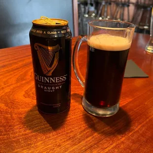 Having a beer before my meal.