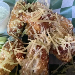 Garlic Parmeson wings