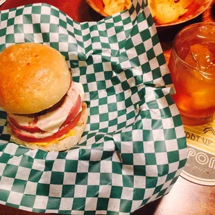 Fried Bologna Sandwich