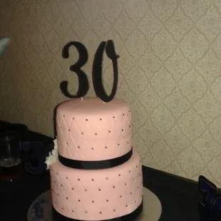 30th bday cake