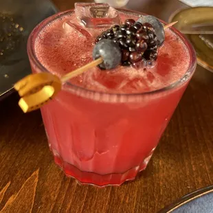 Berry bourbon drink (can&apos;t remember the exact name)