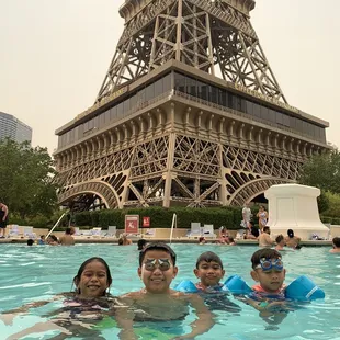 Beautiful view of the Eiffel Tower