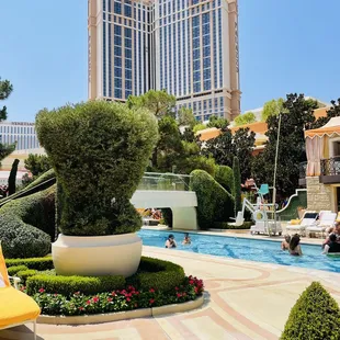 Perfect weather! Not a cloud in the sky.