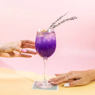 Purple Rain cocktail