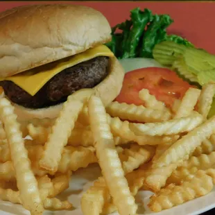 Burger from Patties made daily and never frozen