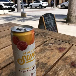 In addition to caffeinated beverages and pops, they have alcohol!