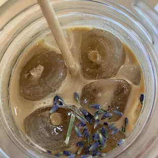 Honey lavender latte