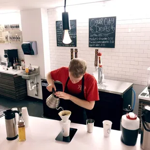 Love that they serve Credo coffee!