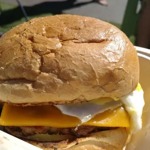 breakfast sandwich #midtownfarmersmarketsacramento