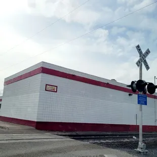 Cross the tracks and you're there