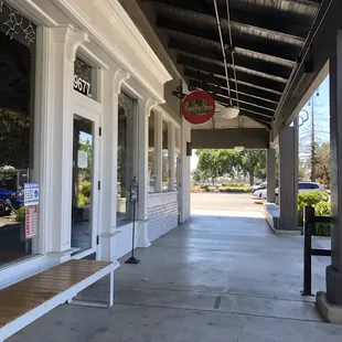 View from the walkway