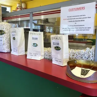 Gourmet white popcorn