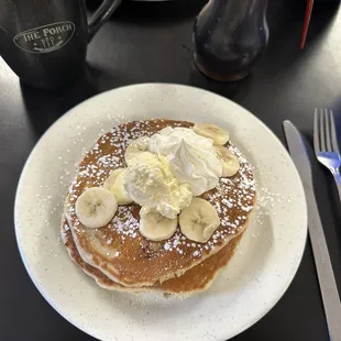 Banana Batter Hotcakes