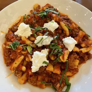 Cavatelli Bolognese