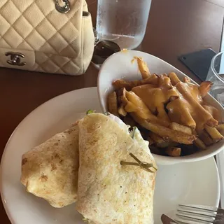 Blackened Salmon Wrap