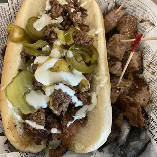 Chop cheese  they don't disappointment  me with the special .