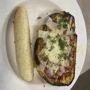 Spaghetti squash with marinara sauce. Delicious