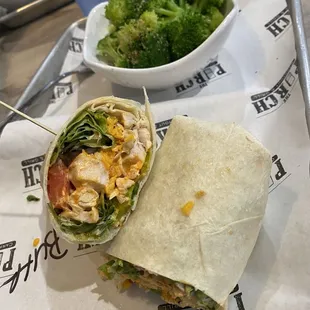 Buffalo chicken wrap - oooooo