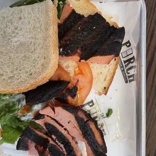 Fried Bologna Sandwich