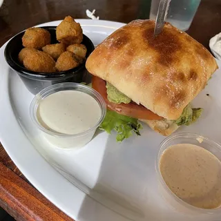 Avocado Veggie Burger