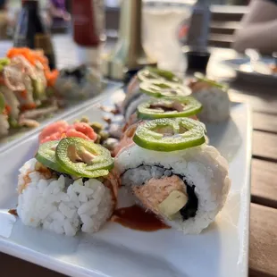 Cali Va roll... way better than the other one. Both still good and $14 on happy hour 4-530