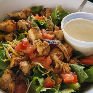 New Grilled Chicken salad from the new menu!