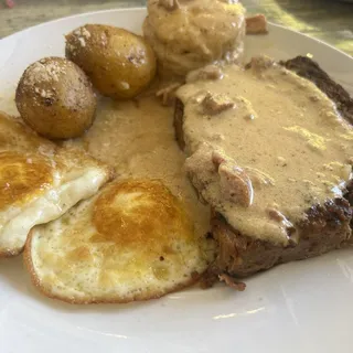 Meatloaf & Eggs