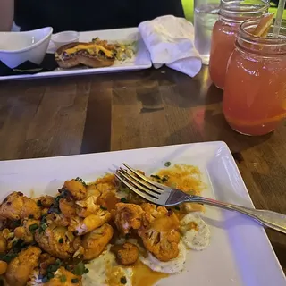 Roasted Buffalo Cauliflower