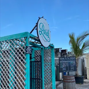 the entrance to relax restaurant