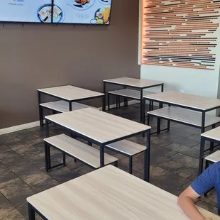 Nice clean dining space