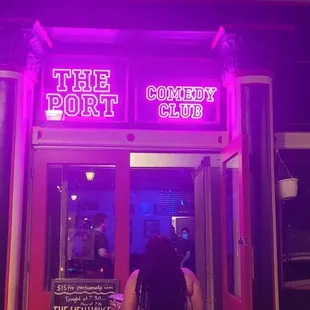 the front of the pub