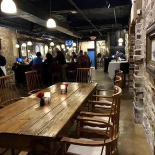 Bar area super cozy at the Port