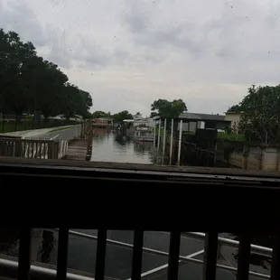 outside