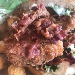 FRIED GREEN TOMATO BLT