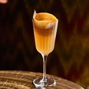 a glass of orange juice