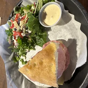 1/2 Sandwich and Salad