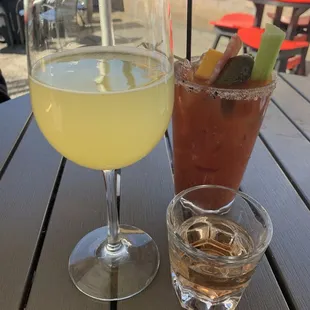 Bloody Mary and mimosa!