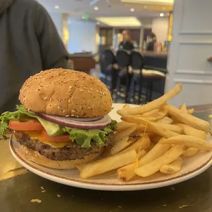 Burger n fries