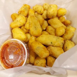 undercooked cheese curds