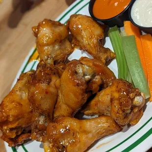 Mango habanero wings