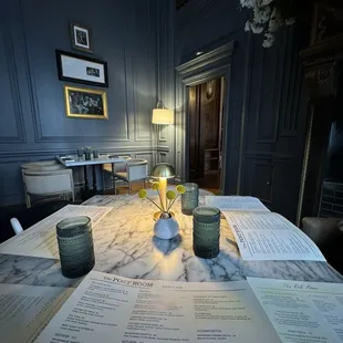 In love with design of the dining room.