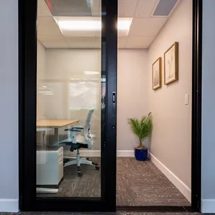 Furnished Micro office and privacy is a definite benefit in this private office