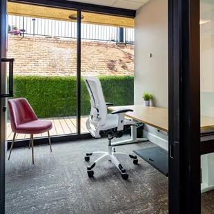 One person private office and all of our offices are sound insulated
