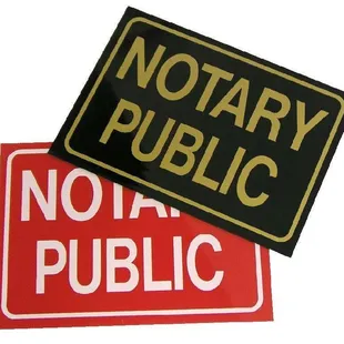 Notary Public always on duty