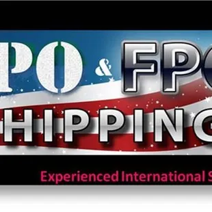 APO and FPO shipping