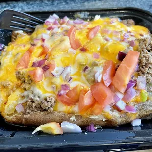The Mack potato - enormous and delish