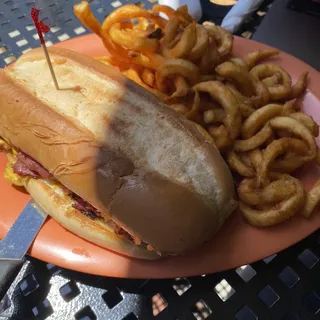 Hot Pastrami Sandwich