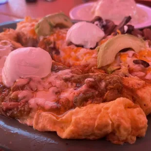 Green chili verde omelet with &quot;spuds&quot; the spuds are definitely worth the up charge.