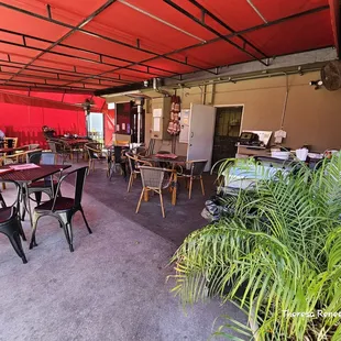 Outside dining