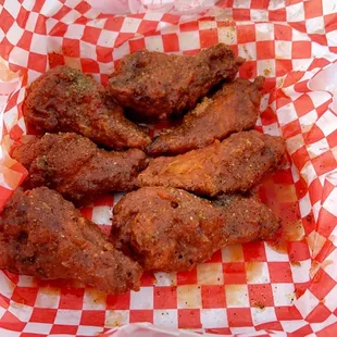Hot lemon pepper wings